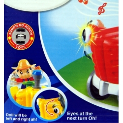 TRAKTOR Z OCZKAMI KOLOROWY Z ROLNIKIEM -DŹWIĘKI ŚWIATŁA (539314) - 4