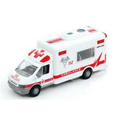 Ambulans z dźwiękami i światłem metalowa kabina, w pud. - 1