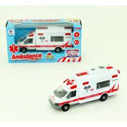 Ambulans z dźwiękami i światłem metalowa kabina, w pud. - 2