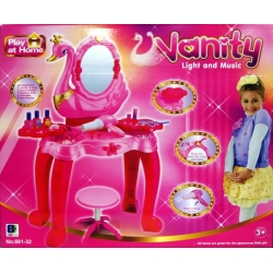 TOALETKA Z KRZESEŁKIEM, Z MUZYKĄ I ŚWIATŁEM - 3