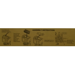 LOKOMOTYWA Z WAGONEM Z DŹWIĘKIEM I ŚWIATŁEM 60cm w pudeł - 3