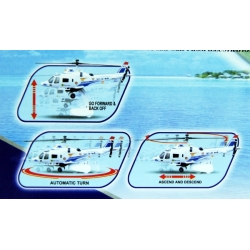 HELIKOPTER BIAŁY 'SKY PILOT' Z DŹWIĘKAMI, BUMP & GO - 3