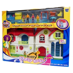 DOMEK MINI RODZINKI Z DŹWIĘKIEM -WALIZKA w pudełku - 1