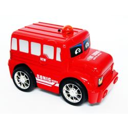 SAMOCHÓD Z SYGNAŁEM AMBULANS Z OCZAMI PLASTIKOWY - 1