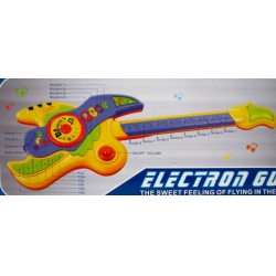 Gitara kolorowa na baterie 12 melodii - 4