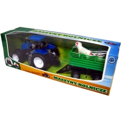 TRAKTOR Z PRZYCZEPĄ I ZWIERZĄTKAMI, SKRĘTNE KOŁA, 2 KIER (483310) - 4