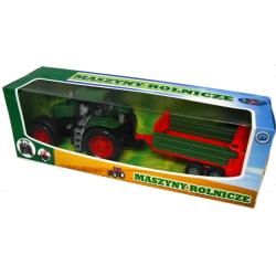 TRAKTOR Z PRZYCZEPĄ SKRĘTNE KOŁA, OTWIERANA MASKA pudełk (483330) - 3