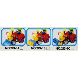 TRAKTOR Z OCZKAMI KOLOR Z ROLNIKIEM,Z PRZYRZĄDEM +DŹWIĘK - 7