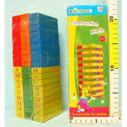 KLOCKI JENGA KOLOROWA + KOSTKI - 2