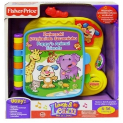 "Fisher-Price" V8520 KSIĄŻKA SZCZENIAKA O ZWIERZAKACH (GXP-516651) - 1