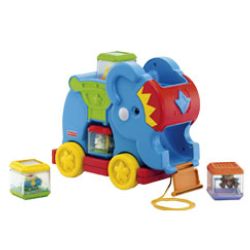 'Fisher-Price' C0244 Słonik z klockami (144002) - 3