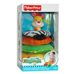 "Fisher-Price" Żyrafa - miękka piramidka z kółek M2602 - 2