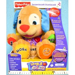 "Fisher-Price" Szczeniaczek Uczniaczek z serduszkiem (P6014) - 2