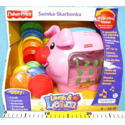 "Fisher-Price" P6675 ŚWINKA SKARBONKA MUZYCZNA - 2