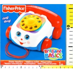 "Fisher-Price" - Telefon do ciągnięcia + dzwonek (77816) - 1