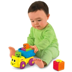 "Fisher-Price" 9785 WESOŁE KLOCKI NA KÓŁKACH - 2