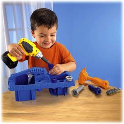 "Fisher-Price" R9698 MAŁY MAJSTERKOWICZ Z WIERTAR.NA BAT - 2