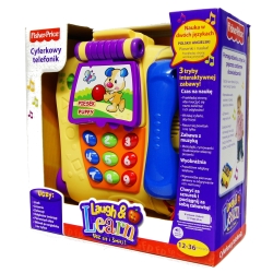 "Fisher-Price" CYFERKOWY TELEFONIK, POLSKO -ANGIELSKI (246406) - 1