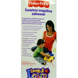 "Fisher-Price" CYFERKOWY TELEFONIK, POLSKO -ANGIELSKI (246406) - 5