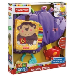 "Fisher-Price" T9238 HIPOPOTAM WESOŁY Z MATERIAŁU - 1