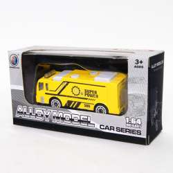 Autko metalowe żółte 1:64 w pudełku - 3