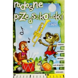 KSIĄŻKA 'RADOSNE PRZEDSZKOLAKI'cz.1 Z PŁYTĄ CD I NUTAMI - 2