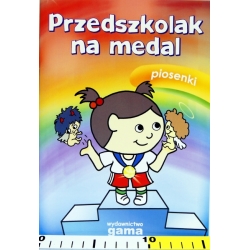 KSIĄŻKA 'PRZEDSZKOLAK NA MEDAL -PIOSENKI'+PŁ.CD i NUTY - 2