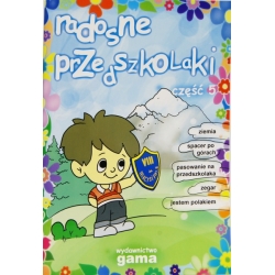 KSIĄŻKA 'RADOSNE PRZEDSZKOLAKI' cz.5 Z PŁYTĄ CD i NUTAMI - 1