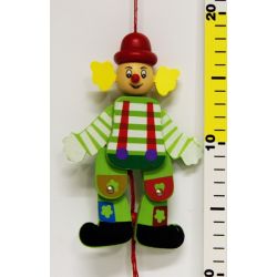 DREWNIANY PAJACYK ZE SZNURKIEM - 2