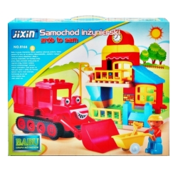 KLOCKI MAXI 43el ZESTAW BUDOWLANY ZE SPYCHACZEM 38199 (G038199) - 1