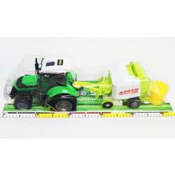 Traktor 50cm z prasą do słomy/siana belarką - 3