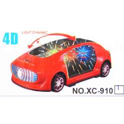 Auto ze światłami 3D 22cm w pudełku - 4