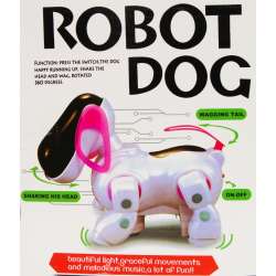 Piesek plastikowy 18cm ROBOTDOG z dźwiękami, w pudełku - 3