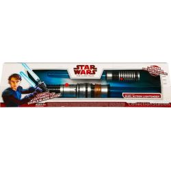 STAR WARS MIECZ PODWÓJNY ŚWIETLNY Z DŹWIĘKIEM w pudełku (012-91497) - 1