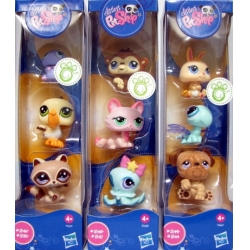 LITTLEST PET SHOP 3 ZWIERZĄTKA pudełko pionowe 93664 (GXP-508696) - 1