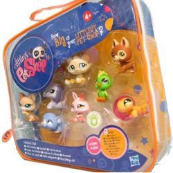 LITTLE PET SHOP 8 ZWIERZACZKÓW w torbie pcv - 3