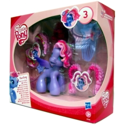 MY LITTLE PONY KONIK Z DŁUGIMI WŁOSAMI /WYMIENNE FRYZURY - 3