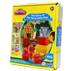 'PLAY-DOH' BAJKI -3 ŚWINKI, JAŚ I MAŁG, CZ.KAPTURE (24396) - 2