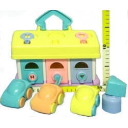 EDUKACYJNY DOMEK Z KLUCZYKAMI - pudelko - 1