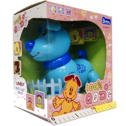 PIESEK PLASTIKOWY MUZYCZNY, JEŻDŻĄCY +ŚWIATŁO w pudełku - 4