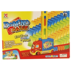 AUTKO BUDUJĄCE SLALOM DOMINO 100 KOSTEK -na baterie - 1