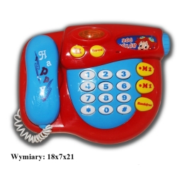 Telefon z nagrywaniem i słuchawką w pudełku (76221) - 2