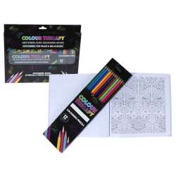 Colour therapy -zestaw z 12 kredkami w pudełku (P384034) - 2