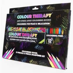 Colour therapy -zestaw z 12 kredkami w pudełku (P384034) - 3