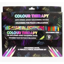 Colour therapy -zestaw z 12 kredkami w pudełku (P384034) - 6