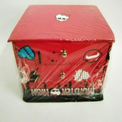 MONSTER HIGH -SZKATUŁKA Z LUSTERK, 2 SZUFLADKI 15x12x12c - 3