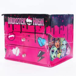 MONSTER HIGH -SZKATUŁKA Z LUSTERK, 2 SZUFLADKI 15x12x12c - 1