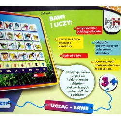 TABLET EDUKACYJNY 'MAŁY ZWIERZYNIEC'OBRAZKOWY JĘZ POLSKI - 4