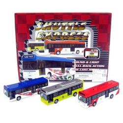 AUTOBUS METALOWY Z DŹWIĘKIEM (HXCL008) - 1