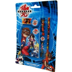 ZESTAW SZKOLNY BAKUGAN 5 elementów na blistrze - 1